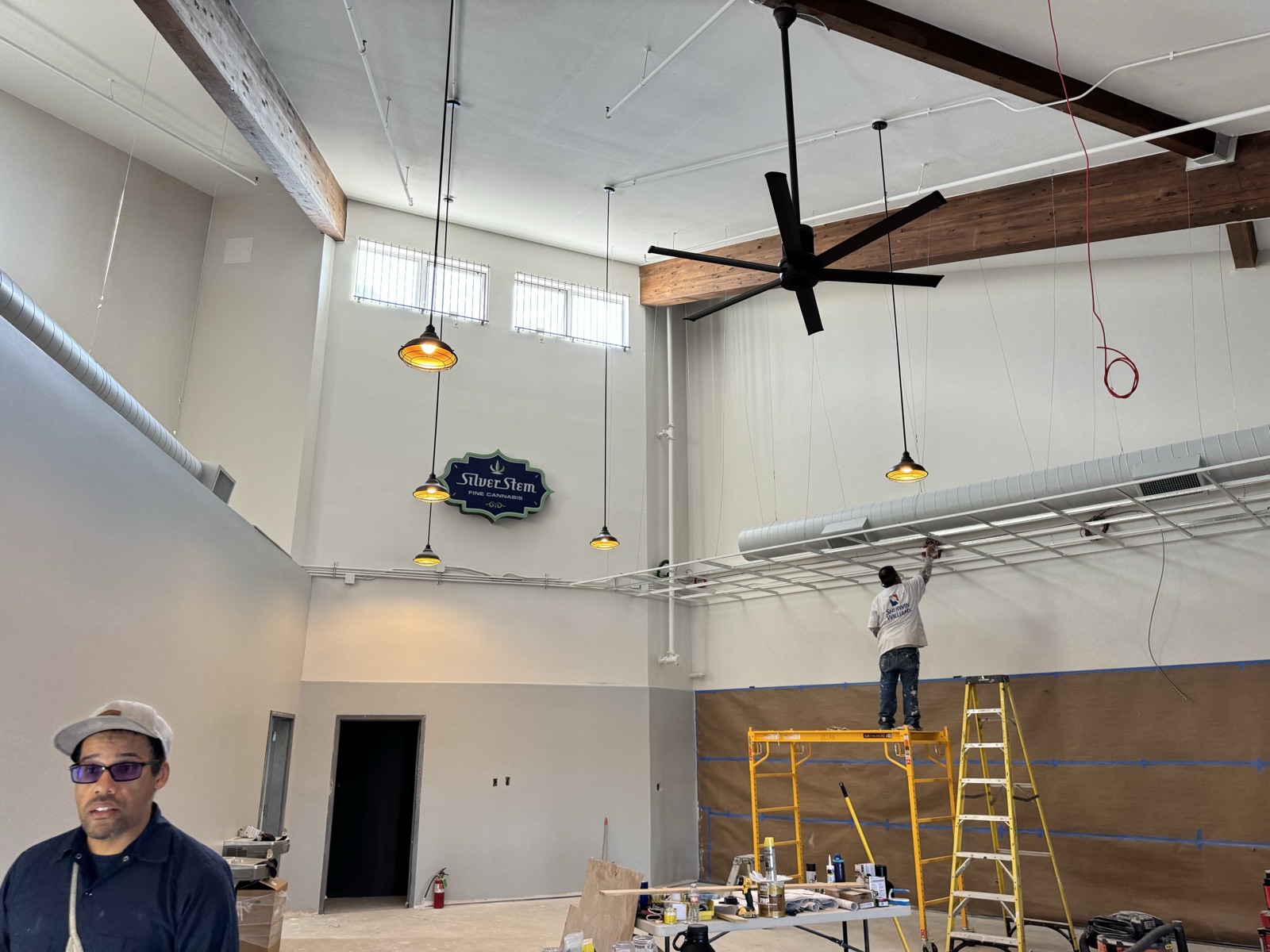 Retail space nearing completion of the build-out